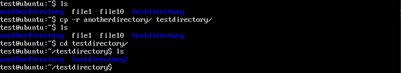 Copy a Directory to Another Directory